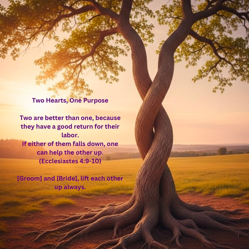 Personalized A Love Anchored in Faith: Bible Promises for Your Marriage