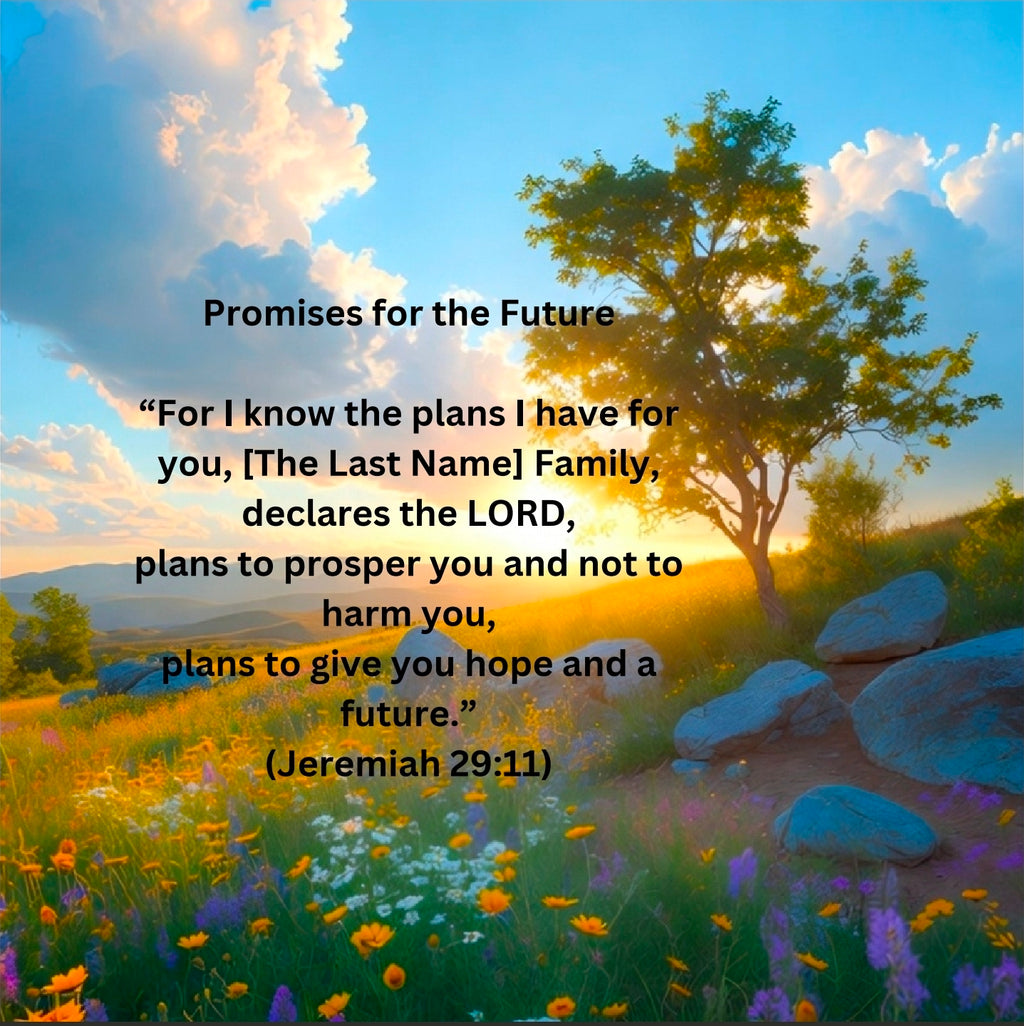 Personalized A Love Anchored in Faith: Bible Promises for Your Marriage