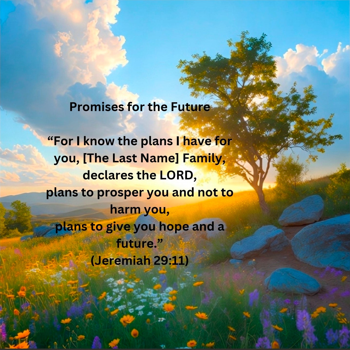 Personalized A Love Anchored in Faith: Bible Promises for Your Marriage