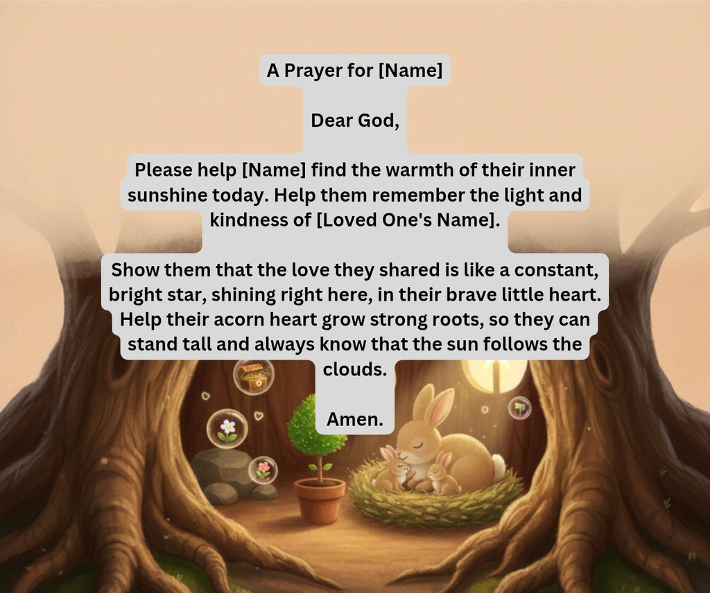 Personalized Sunshine After the Clouds: Grief After Losing a Loved One