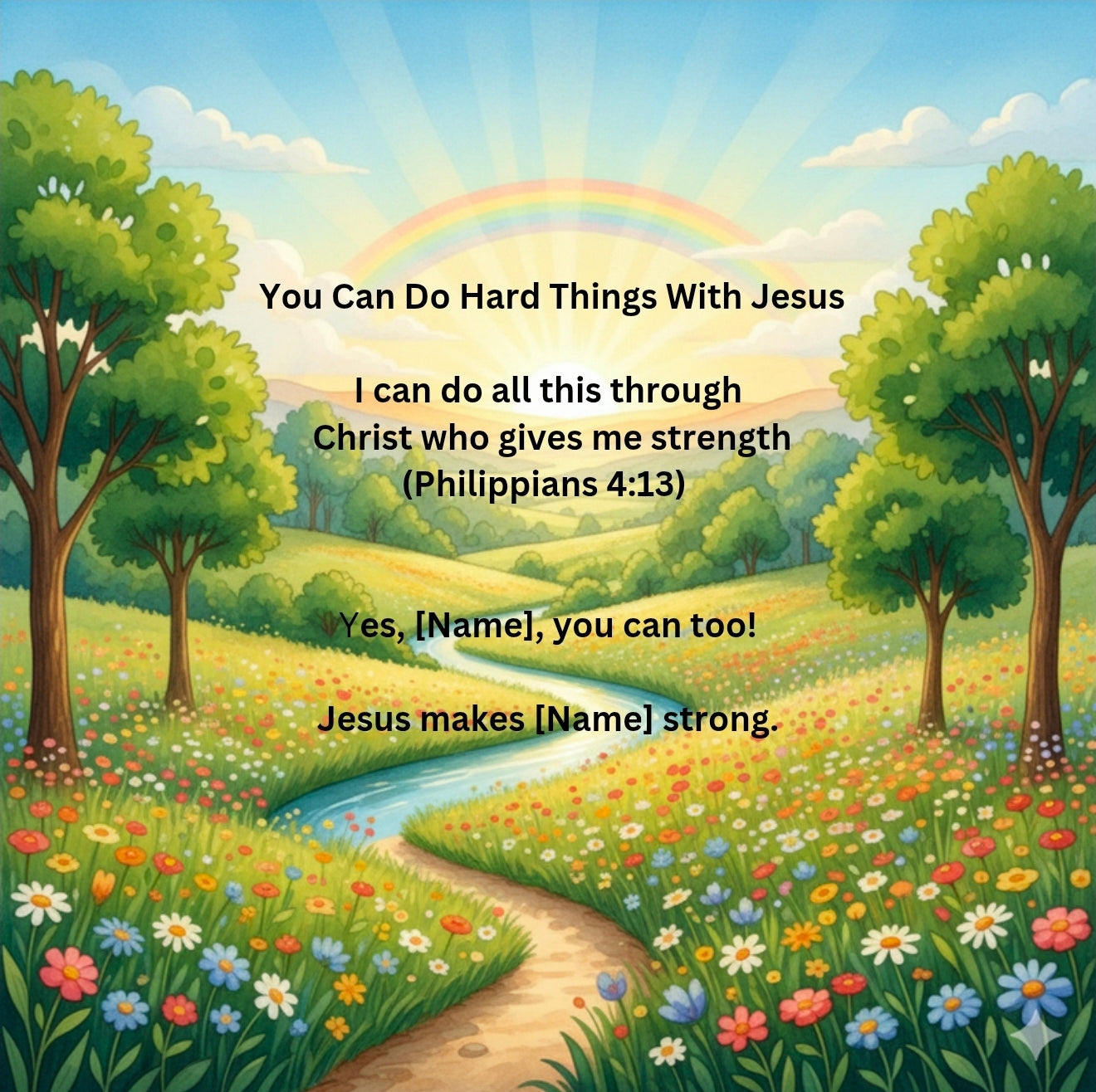 Personalized You Are Loved Bible Blessings