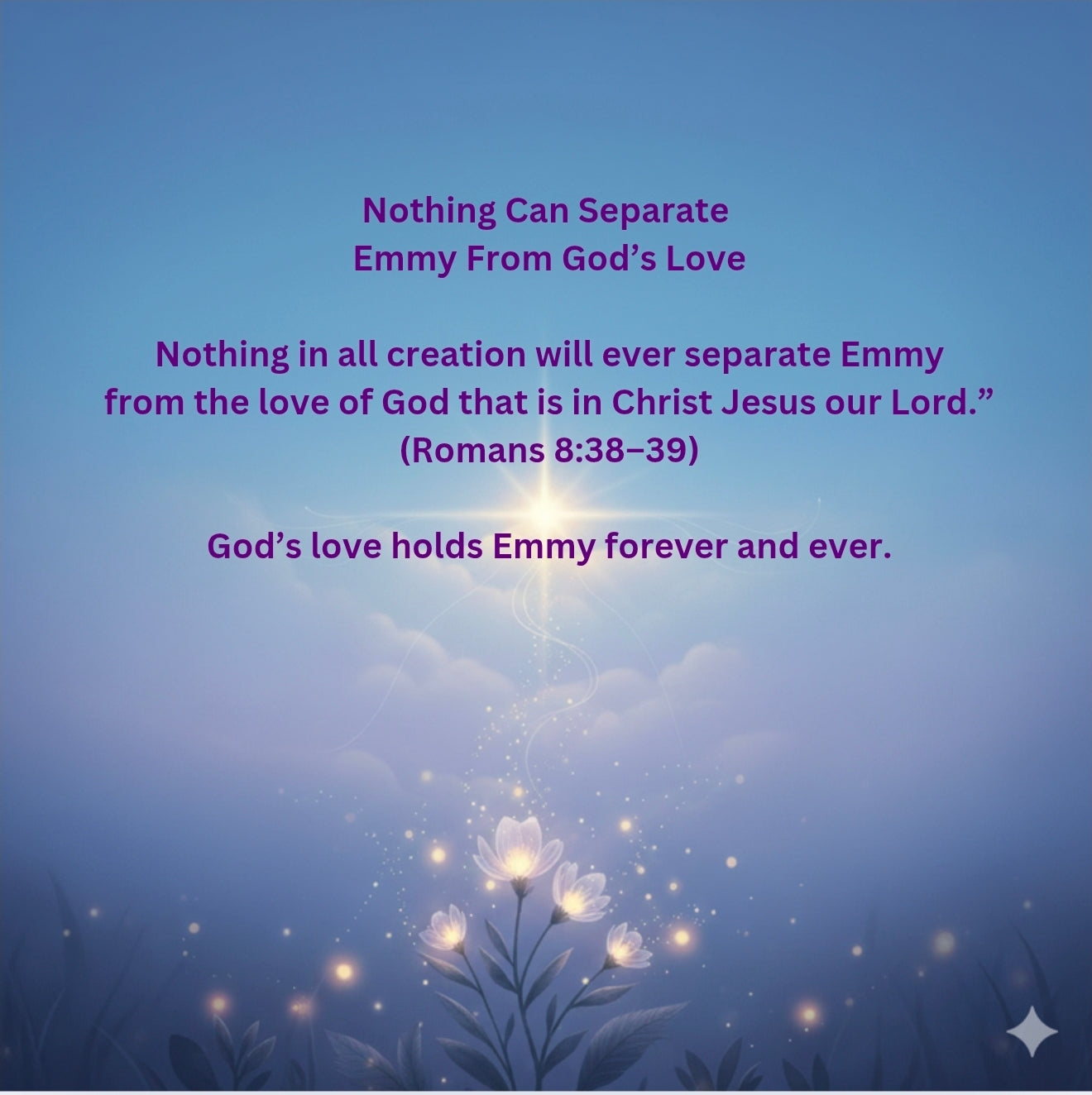 Personalized You Are Loved Bible Blessings