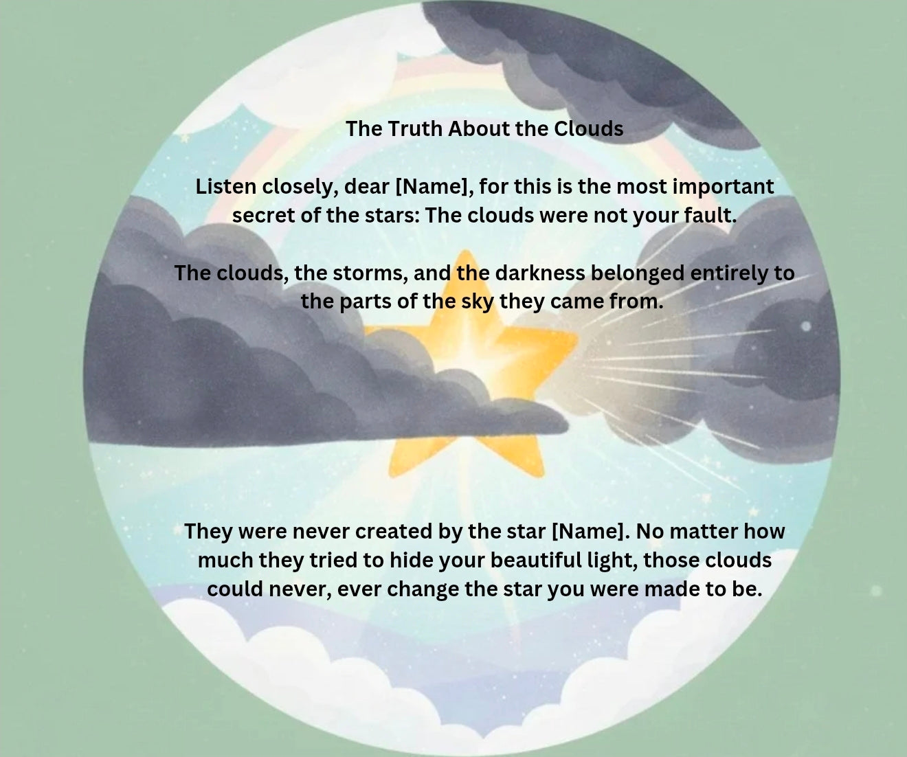 Personalized The Star Who Never Lost Its Shine