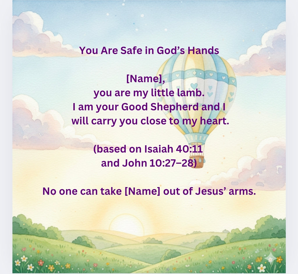 Personalized You Are Loved Bible Blessings