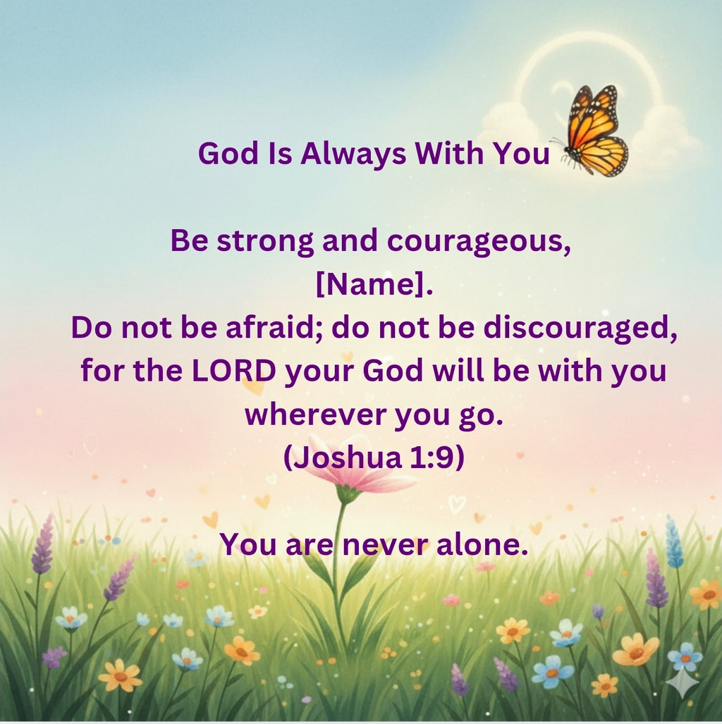 Personalized You Are Loved Bible Blessings