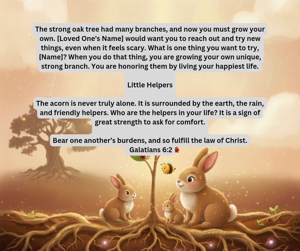 Personalized Sunshine After the Clouds: Grief After Losing a Loved One