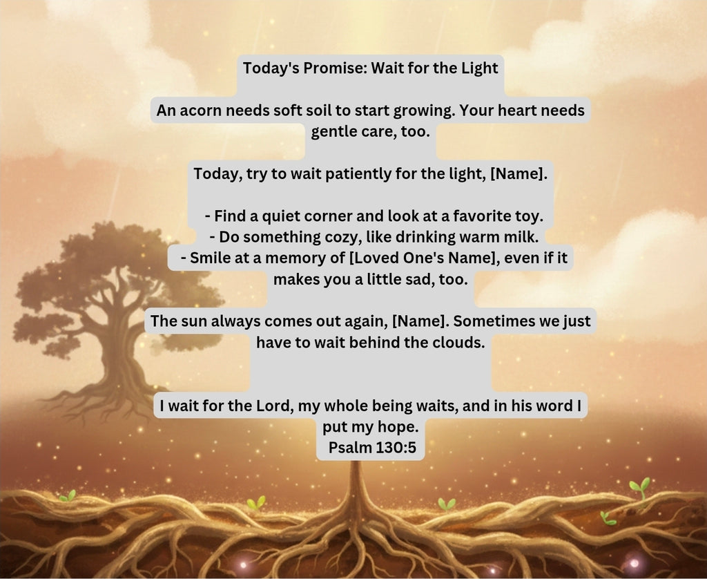 Personalized Sunshine After the Clouds: Grief After Losing a Loved One