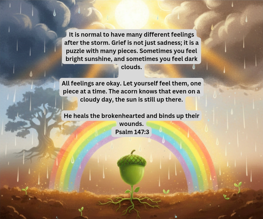 Personalized Sunshine After the Clouds: Grief After Losing a Loved One