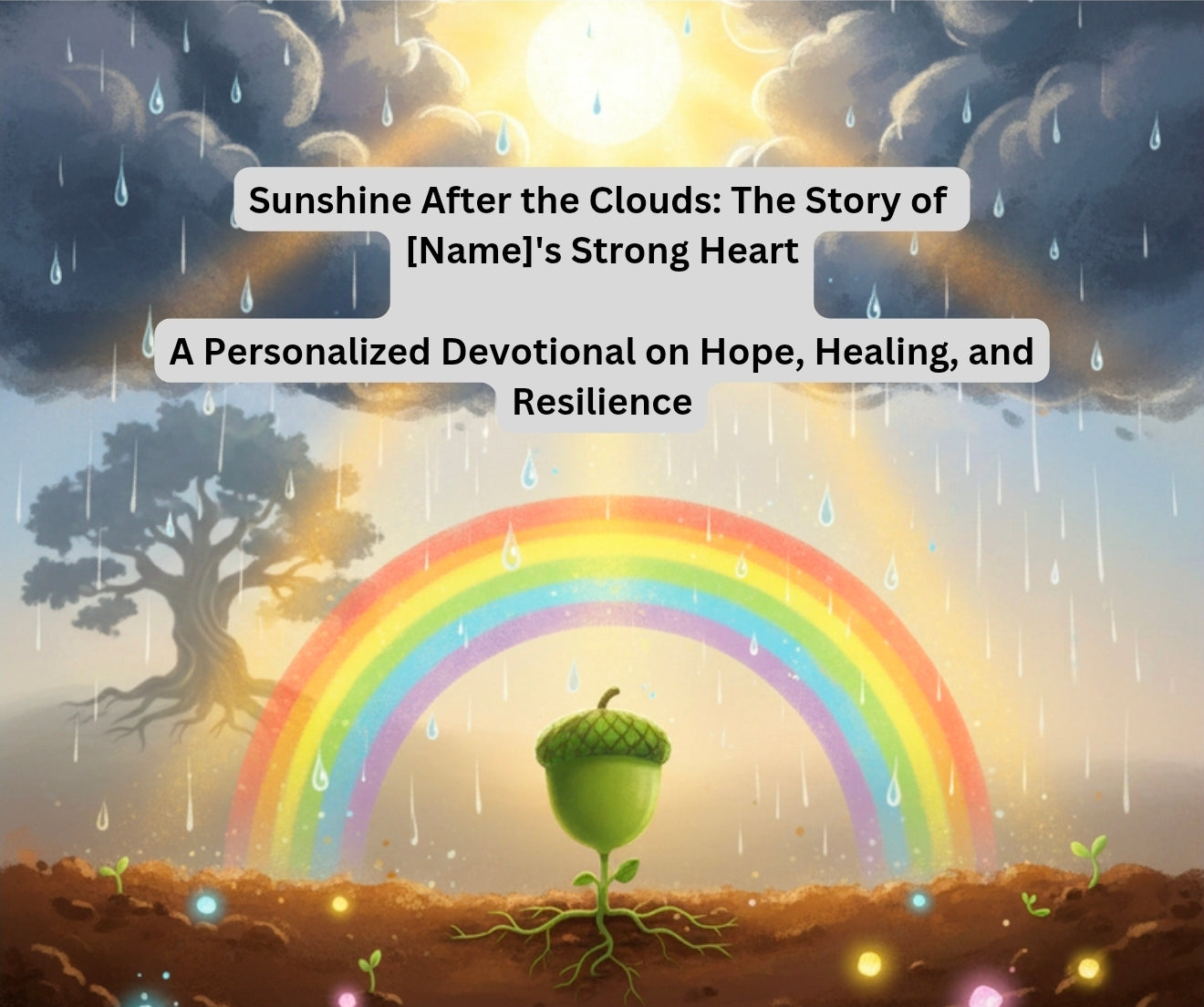 Personalized Sunshine After the Clouds: Grief After Losing a Loved One