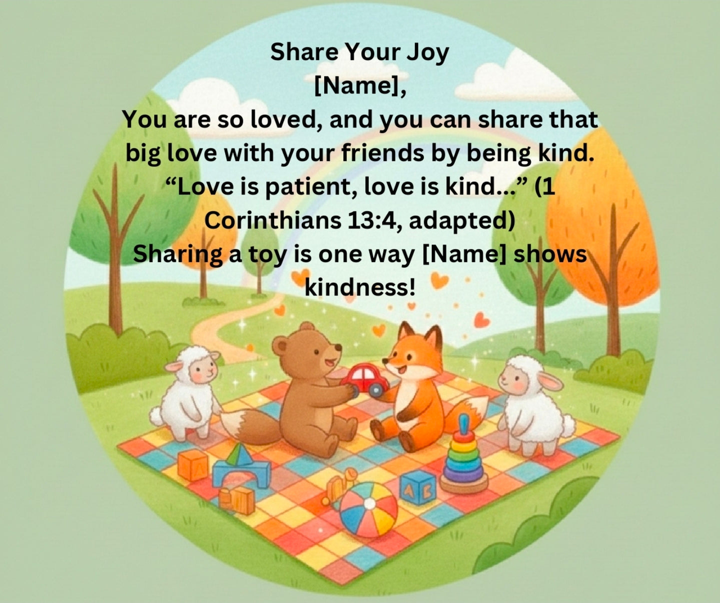 Personalized Sharing Is Loving